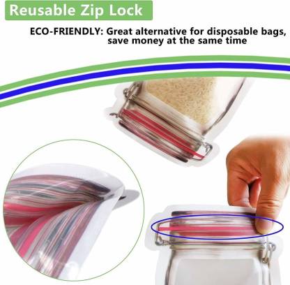 Clear stand-up pouch with zipper Clear stand-up pouch with zipper
